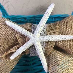 None Accents - Beach wedding basket beach house decor None Accents - Beach wedding basket beach house decor